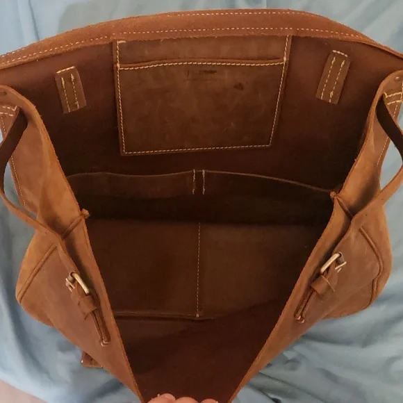 JCrew Leather Messenger Bag - Picture 4 of 4